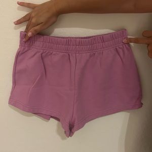 Pink comfy lounge shorts